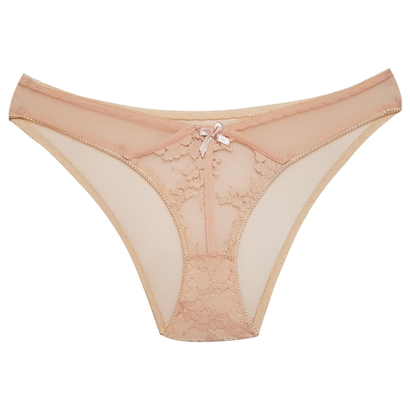 ست شورت و سوتین زنانه ماییلدا مدل فنردار گیپوری کد 4755 رنگ کرم