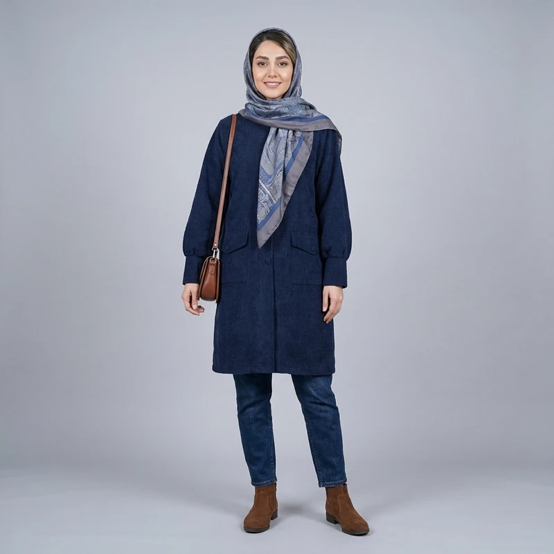 مانتو زنانه مدل پاییزه کد MP119