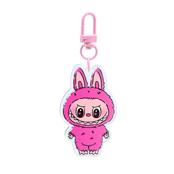 آویز کیف زنانه طوطی دیزاین مدل شیشه ای طرح لبوبو