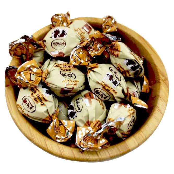 قیمت و خرید تافی کره ای با مغزی شیر عسل آیدین - 1000گرم