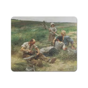 Pixel Mixel Fine Arts La Fenaison Mousepad