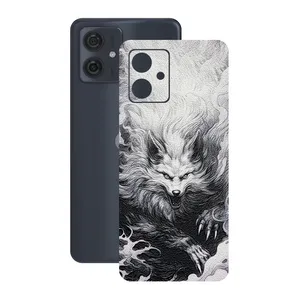 Remax cover sticker Leth model wolf design suitable for Motorola Moto G54 mobile phone