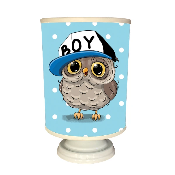 آباژور کودک مدل جغد پسر