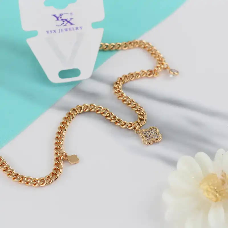 پابند زنانه وای اس ایکس مدل گل کد FF157