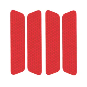 برچسب شبرنگ هشدار باز بودن درب خودرو ونگارد مدل S112 مناسب برای کوییک بسته 4 عددی