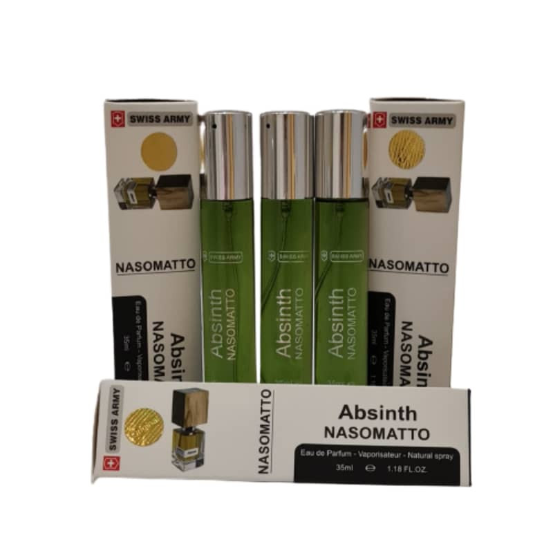 عطر جیبی سوئیس آرمی مدل ناسوماتو حجم 35 میلی لیتر مجموعه 3 عددی