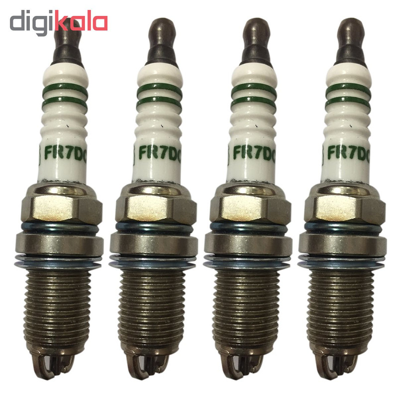شمع خودرو شمع نور مدل FR&DC2 بسته 4 عددی