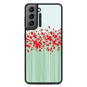 AKAM AMC-WSGS21-FLOWERS-26 Cover For Samsung Galaxy S21
