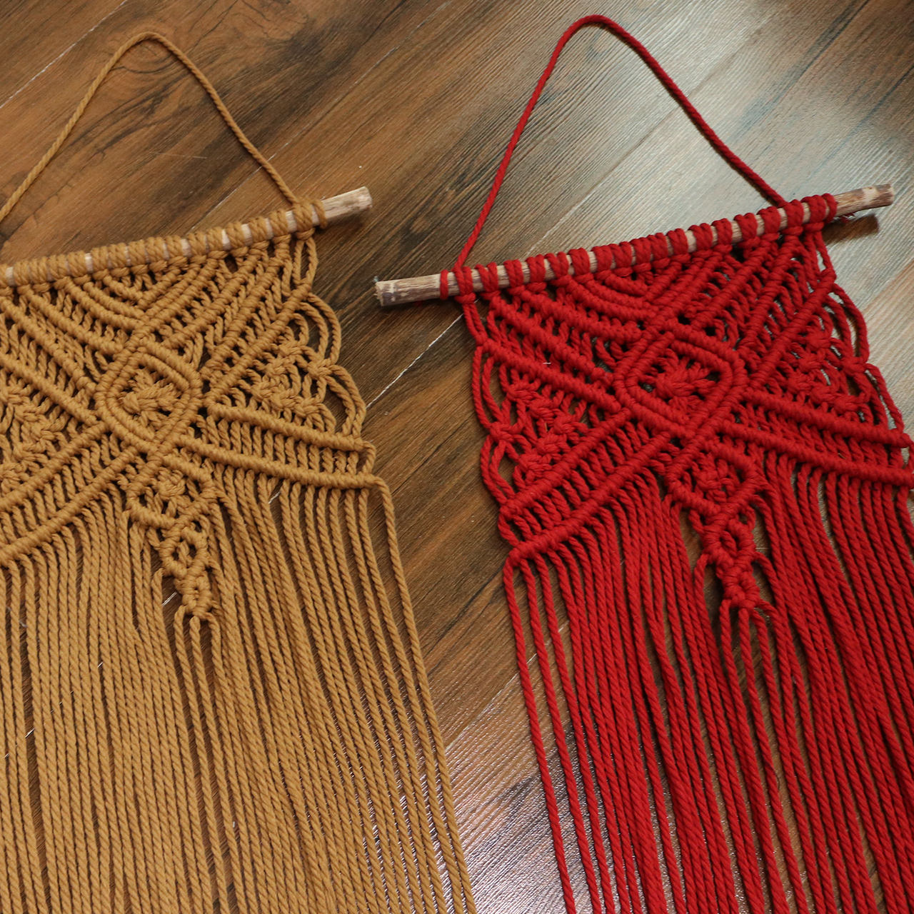 آویز بافتنی هنریسان مدل سما بسته 3 عددی