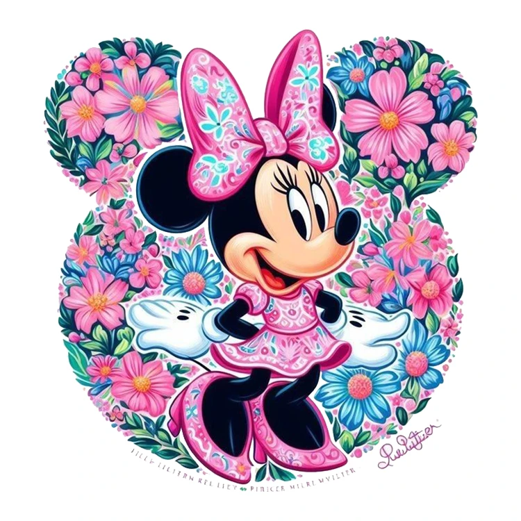 استیکر پارچه و لباس پاد آفرین مدل میکی موس کد 549