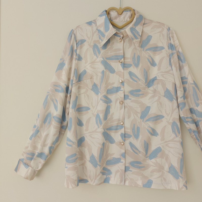 شومیز آستین بلند زنانه مدل ساتن سیلک رنگ سفید