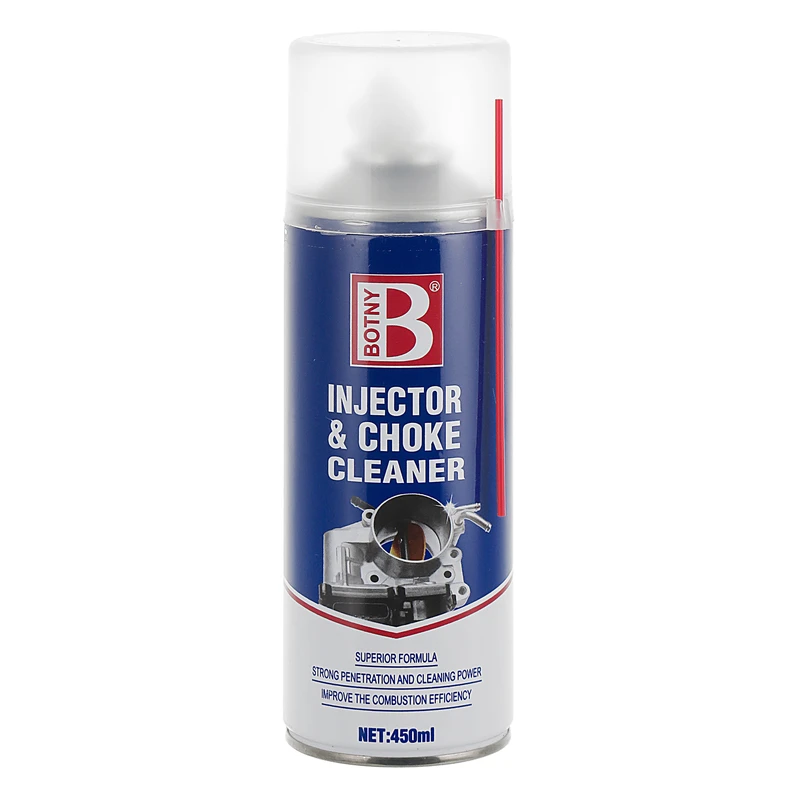 اسپری انژکتور شوی خودرو بوتنی مدل injector&amp; choke cleaner حجم 450 میلی لیتر