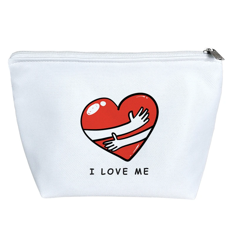 کیف لوازم آرایش دخترانه خندالو مدل خودتو دوست داشته باش کد 1786