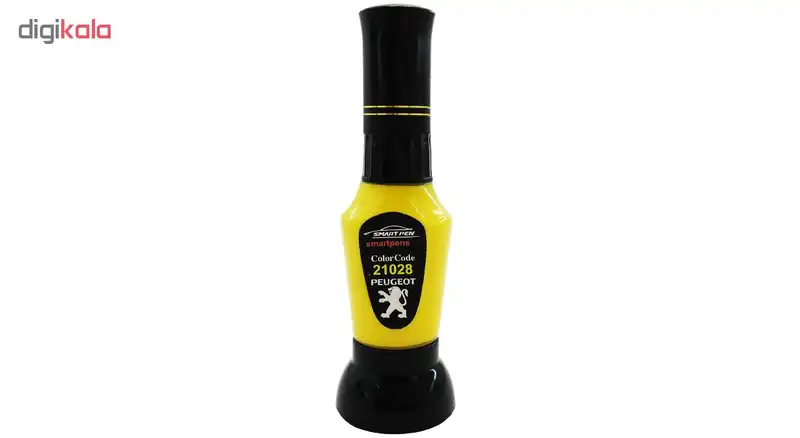 قلم خشگیر بدنه خودرو اسمارت پن رنگ زرد تاکسی پژو کد 21028 حجم 15 میلی لیتر