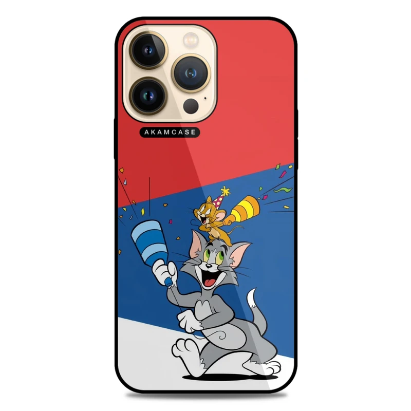 کاور آکام مدل AMC-WA13PRO-TOM & JERRY16 مناسب برای گوشی موبایل اپل iPhone 13 Pro