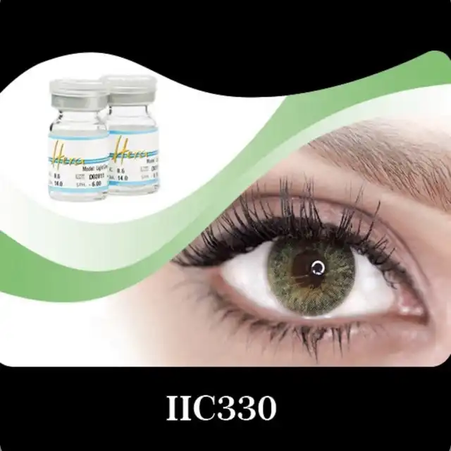 لنز چشم هرا شماره IIC330 رنگ سبز عسلی