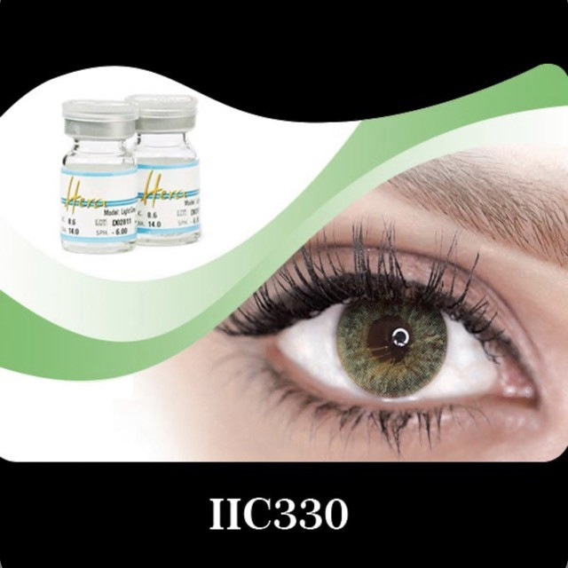 لنز چشم هرا شماره IIC330 رنگ سبز عسلی
