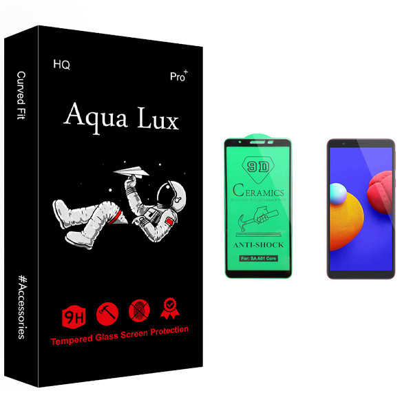 محافظ صفحه نمایش سرامیکی آکوا لاکس مدل +Pro مناسب برای گوشی موبایل سامسونگ Galaxy A01 core