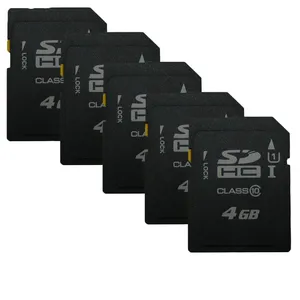 کارت حافظه SD مدل Pack5 کلاس 10 استاندارد UHS-I U3 سرعت 100MBps ظرفیت 4 گیگابایت بسته 5 عددی