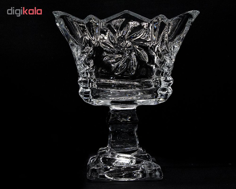 بستنی خوری بلور کاوه مدل تندیس کد 400206 بسته 6 عددی