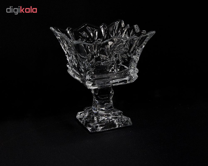 بستنی خوری بلور کاوه مدل تندیس کد 400206 بسته 6 عددی