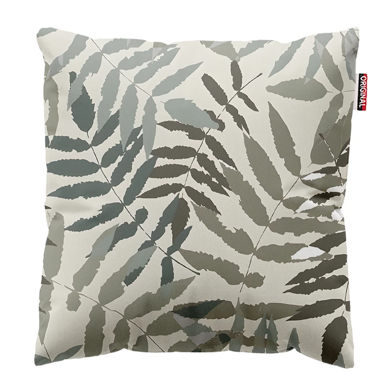 کوسن پاد آفرین مدل مینیمال طرح گل و برگ کد PK403586 سایز 40*40 سانتی متر