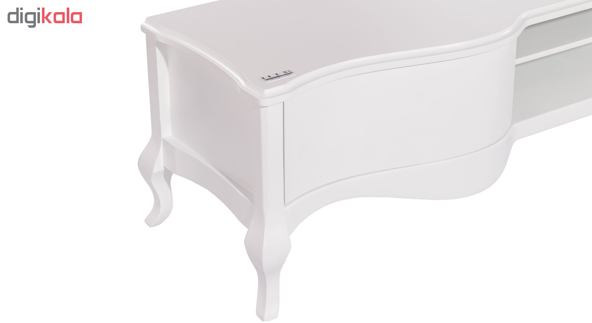 میز تلویزیون آیلکس مدل LIONA-WHITE-180