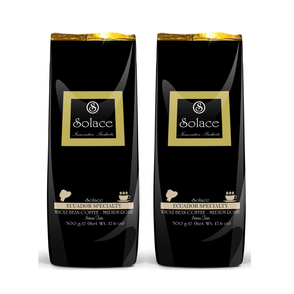 دانه قهوه سولیس مدل Ecuador SPECIALTY مجموعه 2 عددی