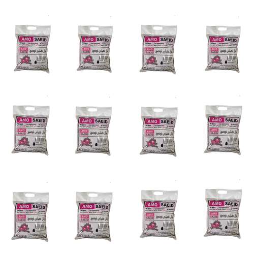 زغال کبابی عمو سعید مدل خودسوز بسته 12 عددی