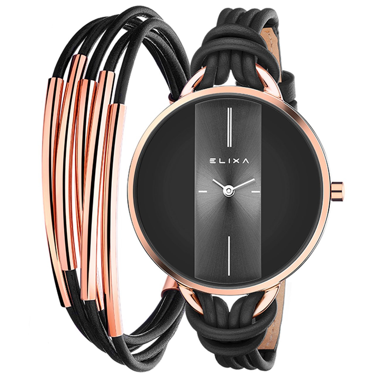 ساعت مچی عقربه ای زنانه الیکسا مدل E096-L371-K1