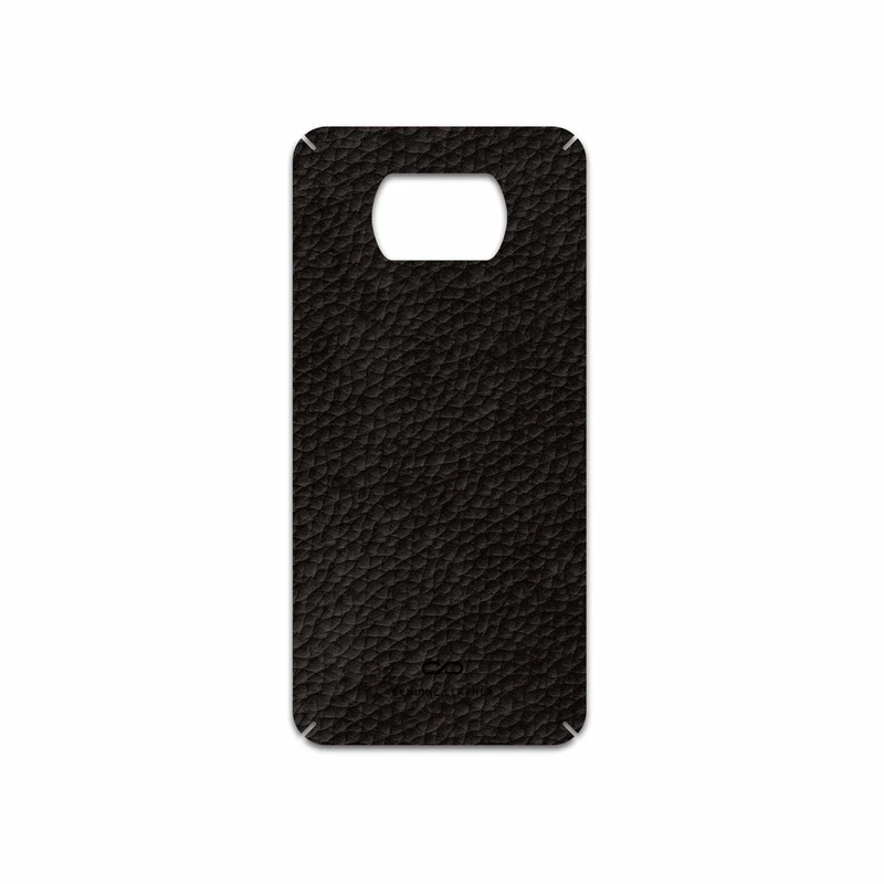 برچسب پوششی ماهوت مدل Dark-Brown-Leather مناسب برای گوشی موبایل شیائومی Poco X3 Pro