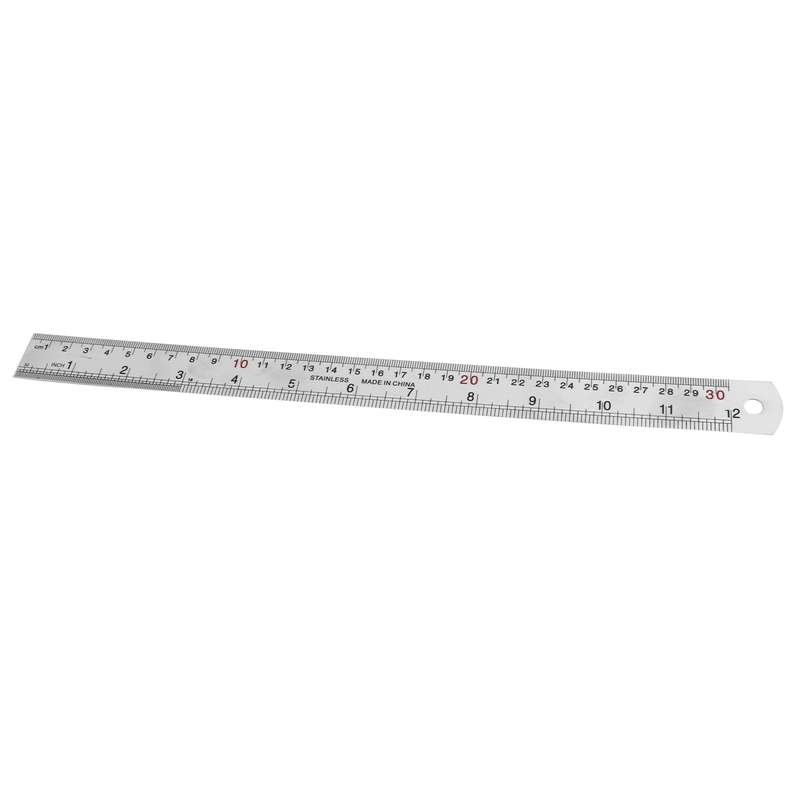 خط کش فلزی کد 25050006 سایز 30 سانتی متری خط کش فلزی کد 25050006 سایز 30 سانتی متری