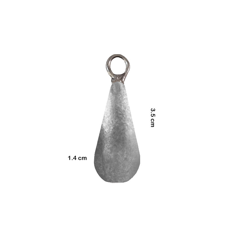 سرب ماهیگیری سمس مدل اشکی  کد S-BO1 سایز 40 بسته 3 عددی