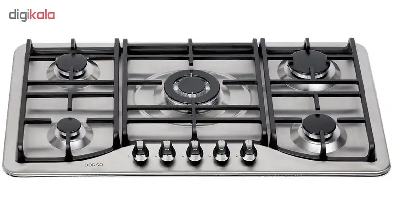 اجاق گاز صفحه ای درسا مدل تانيا پنج شعله