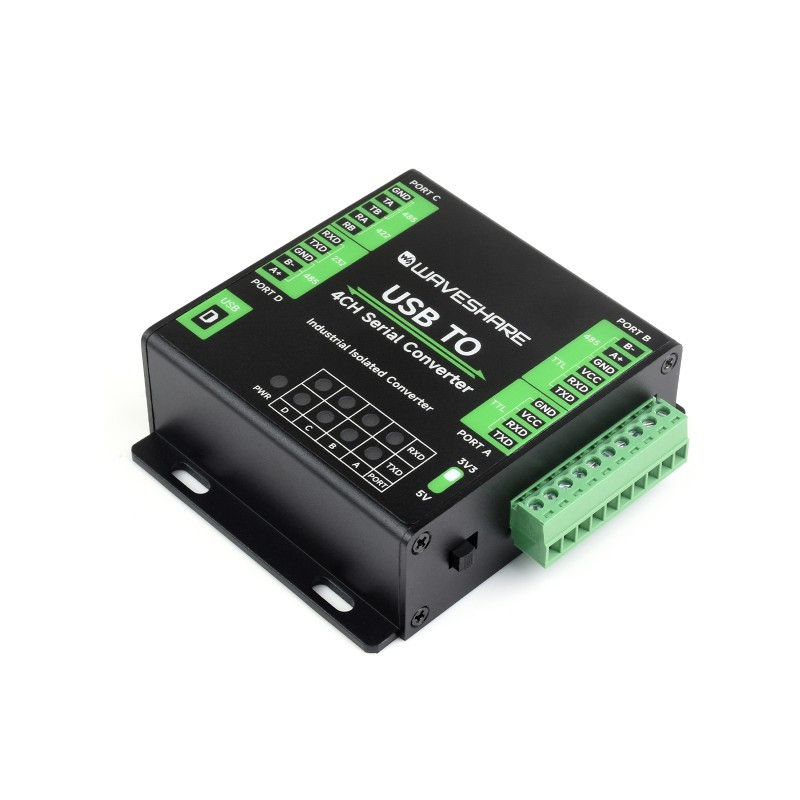 مبدل صنعتی USB به سریال ویوشیر مدل USB TO 4CH Serial Converter