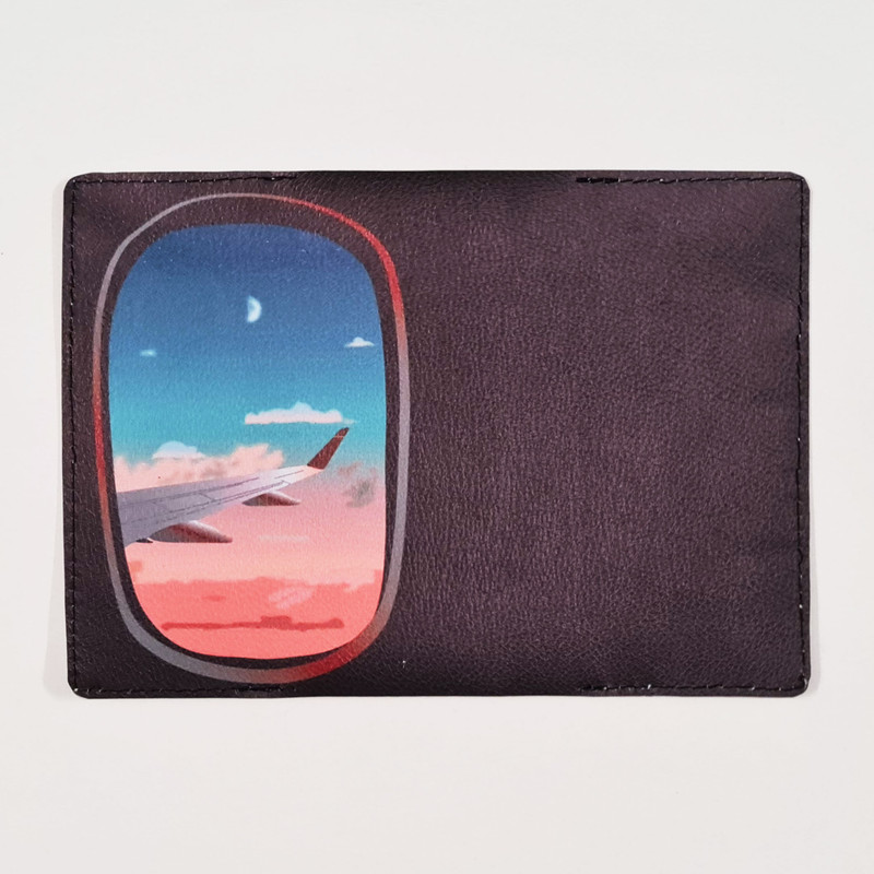 جلد پاسپورت طرح پنجره هواپیما مدل IDC090548