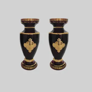  گلدان کریستال سازان کد G1310 بسته دو عددی