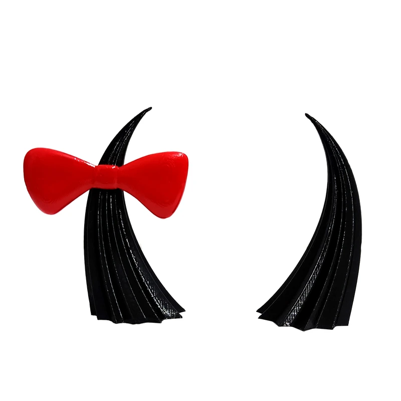 شاخ تزئینی کلاه کاسکت کد 08 مجموعه 2 عددی