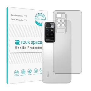 Transparent Rockspace HyGEL model back protector suitable for Xiaomi Redmi 10 2022 mobile phone