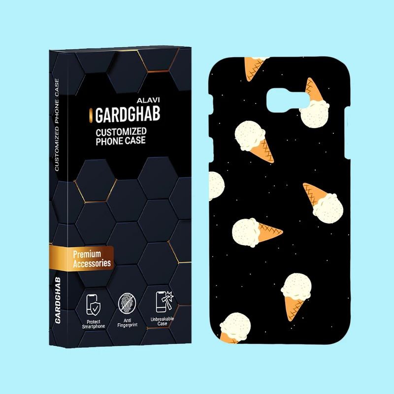 کاور گارد قاب علوی مدل پترن فانتزی مناسب برای گوشی موبایل سامسونگ Galaxy A720 / A7 2017