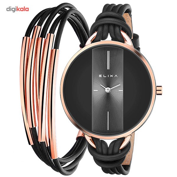 ساعت مچی عقربه ای زنانه الیکسا مدل E096-L371-K1