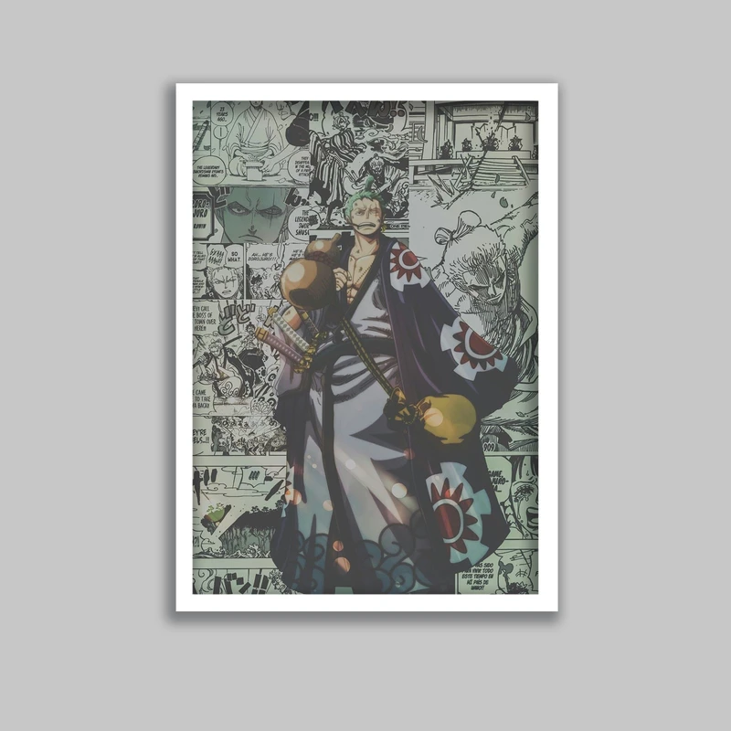 تابلو مدل انیمه وان پیس One Piece کد LA-G10505