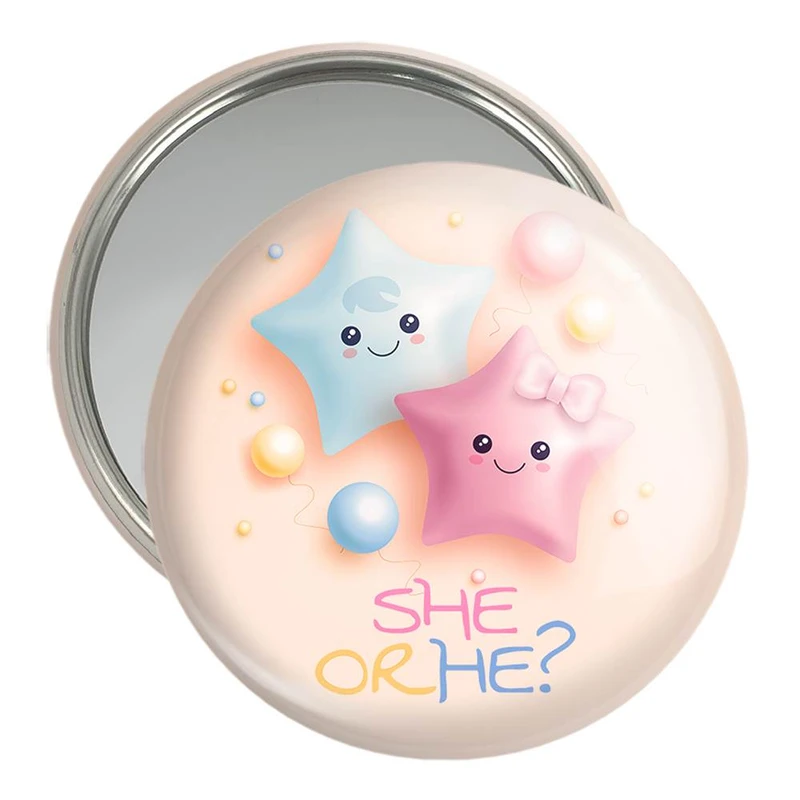 آینه جیبی خندالو مدل تعیین جنسیت  کد 10959