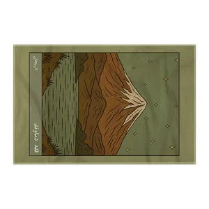 کاغذ کادو ترمه طراحان ایده مدل کارت قله دماوند لاریجان کد map1528 سایز 57x37 سانتی متر