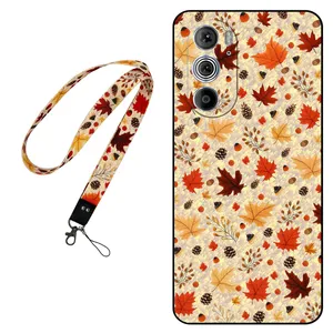Megafone Fall 0017 Cover For Motorola Moto Edge 30 Pro Mobile Neckband
