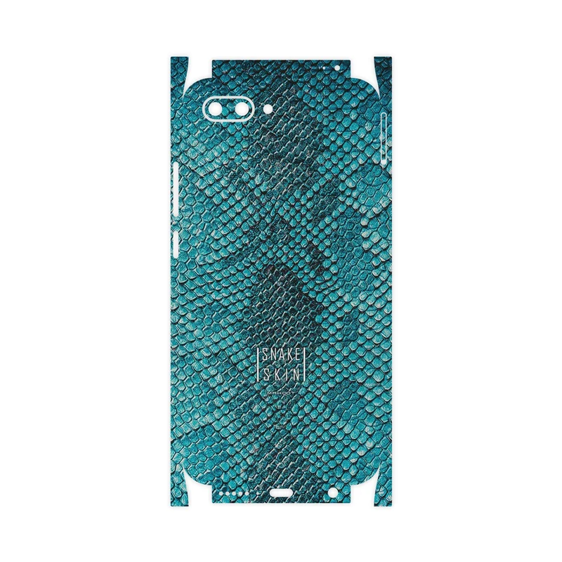 برچسب پوششی ماهوت مدل Blue Snake Skin-FullSkin مناسب برای گوشی موبایل آنر 10