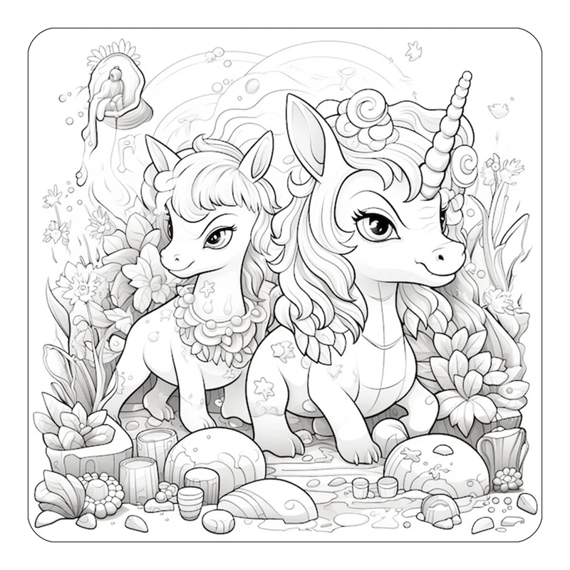 مگنت کاکتی طرح اسب تک شاخ و یونیکورن مدل mp30261