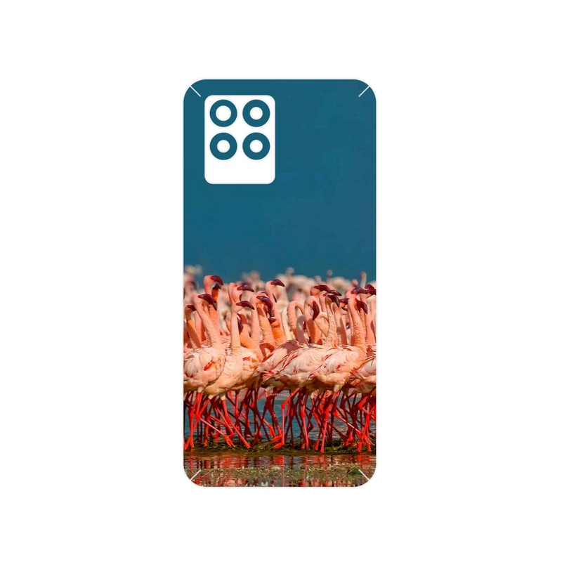 برچسب پوششی ماهوت مدل Flamingo مناسب برای گوشی موبایل ریلمی 8 Pro