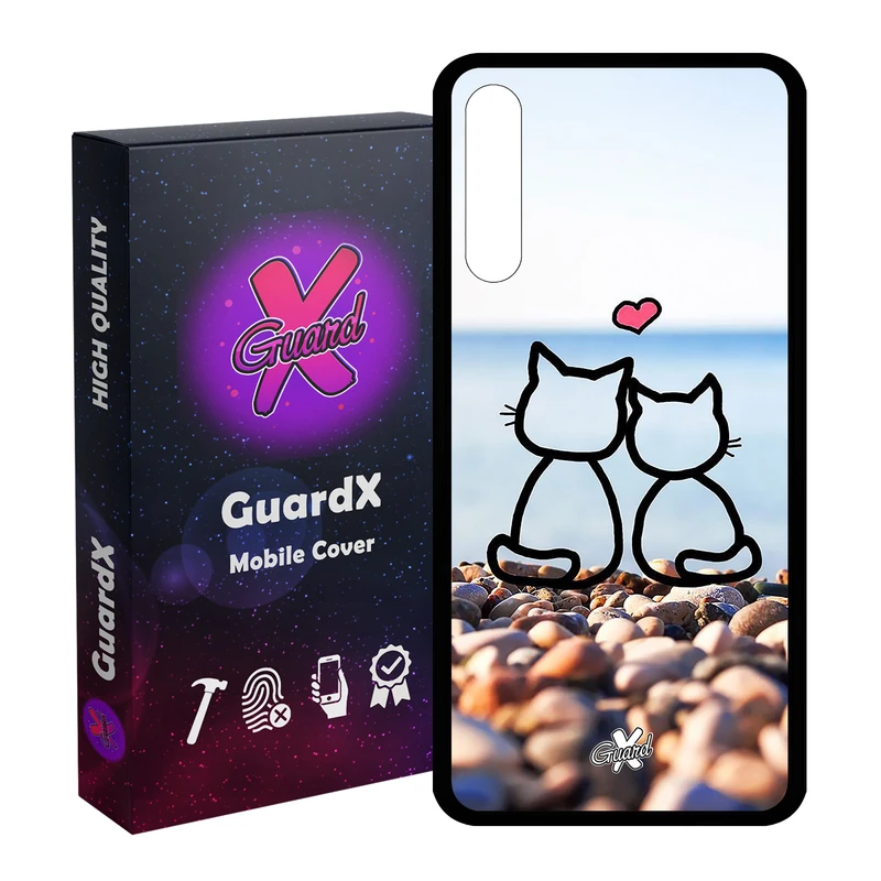کاور گارد ایکس طرح Love مدل Glass10016 مناسب برای گوشی موبایل هوآوی Y8P / P Smart S