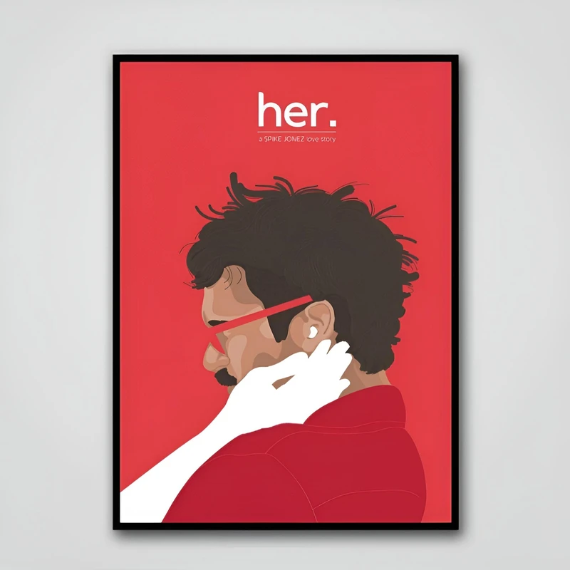 تابلو طرح فیلم her